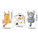 Cute Cat Comic Car Stickers
