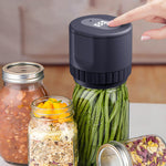 Electric vacuum sealer for canning jars