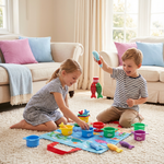 Montessori-Style Plush Fish Pond Children's Toy