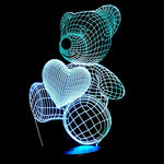 3D Teddylampe für eine beruhigende Atmosphäre