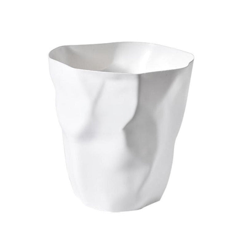 Elegant waste paper bin in modern paper design