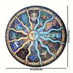 Astrologie-Puzzle mit 1000 Teilen in runder Form