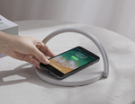 Modern Bedside Lamp with Wireless Charger