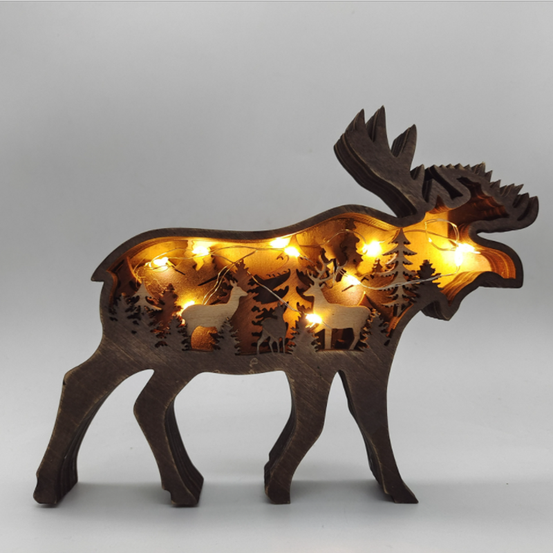 3D Tier Holzschnitzerei Handarbeit Geschenk