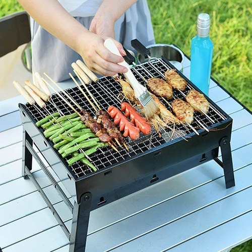 Tragbarer und faltbarer Grill für BBQ