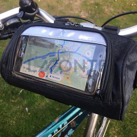 Bicycle Handlebar Bag with Touchscreen Window – Navigate effortlessly