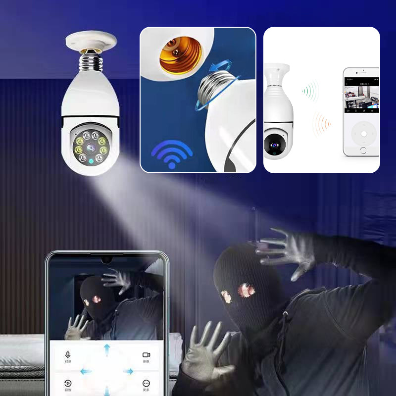 Wireless Light Bulb Security Camera