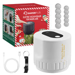Electric vacuum sealer for canning jars