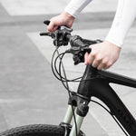 Ergonomische Fahrradgriffe aus Aluminium und Silikon