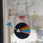 Panel with dark side of the moon