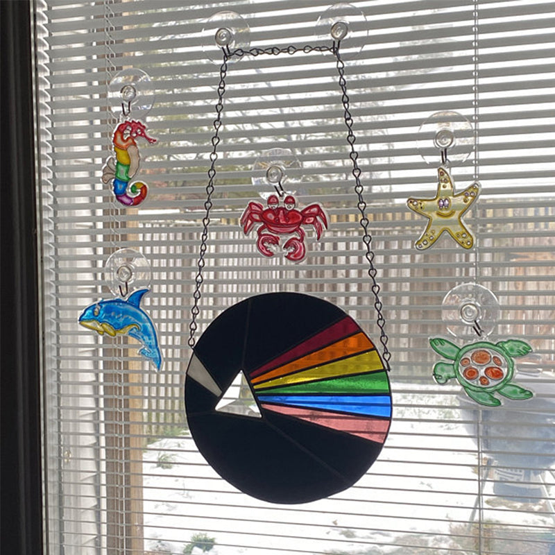 Panel with dark side of the moon