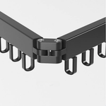 Wall-mounted, Retractable Clothesline for space-saving use