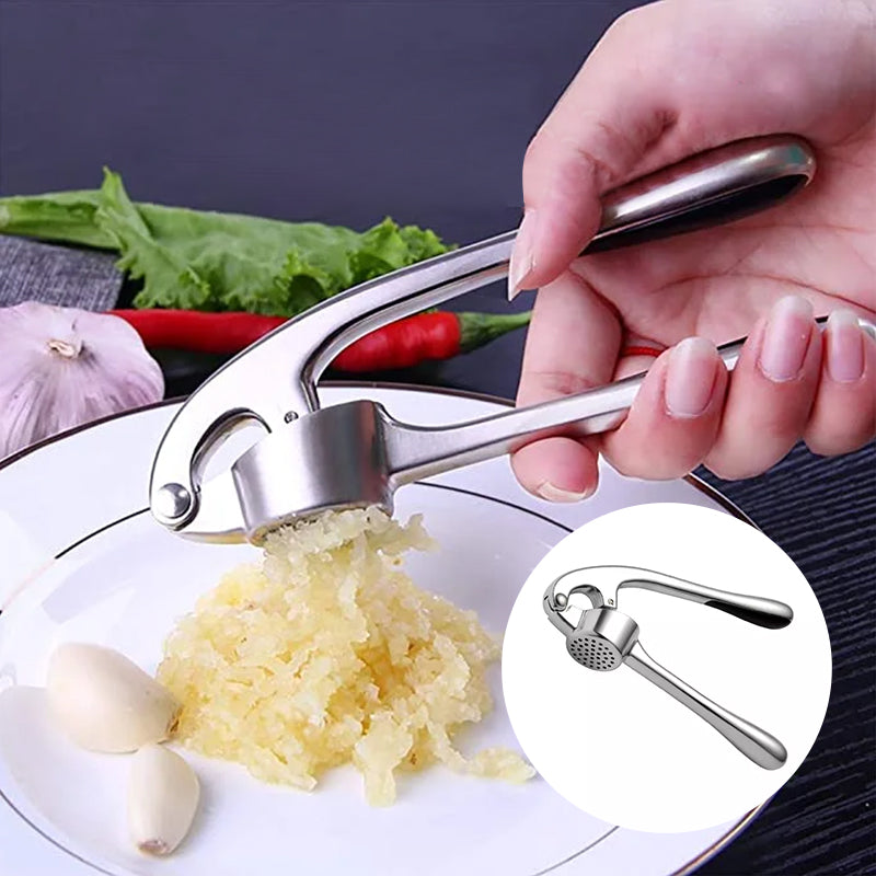 Hochwertiger Knoblauchpresser aus Edelstahl für müheloses Kochen