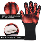 Hitzebeständige Grillhandschuhe – Professionelle Grillhandschuhe, 1 Paar