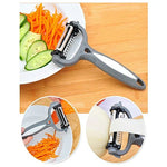 3-in-1 Gemüseschäler mit mehrfacher Funktion