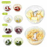 Manual vegetable chopper