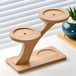 Three-Tier Bamboo Plant Stand – Tree-Shaped Display for Indoor Plants
