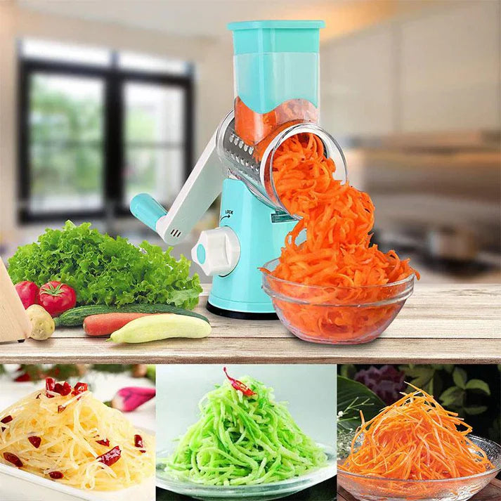 Kitchen Magic Manual Grater | Versatile Kitchen Helper for Effortless Grating and Slicing