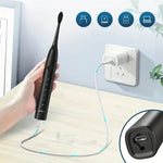 SonicPure Electric Toothbrush – Rechargeable, Quiet, and 8 Brush Heads