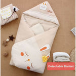 Hooded Swaddle Blanket for Babies – Cozy Sleeping Bag for Newborns