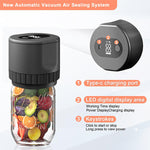 Electric vacuum sealer for canning jars