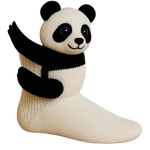 Non-slip house socks with a comfortable grip