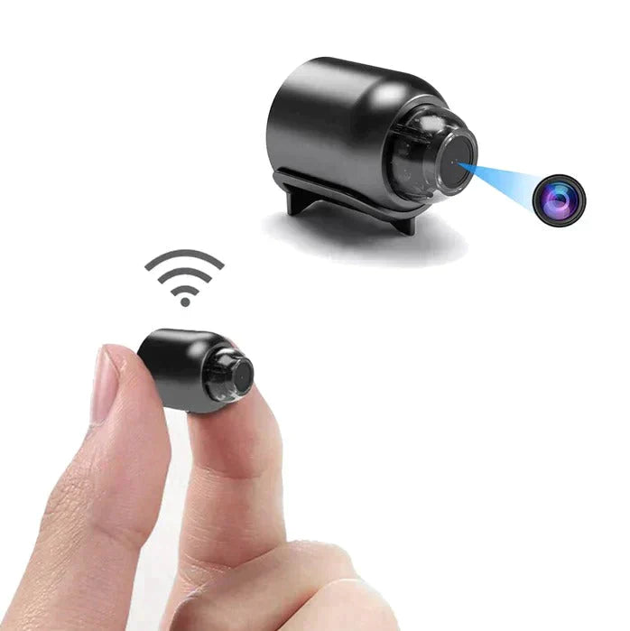 Mini WiFi Security Camera | 1080P HD | Infrared Night Vision | 120° Wide Angle | Smart Motion Detection & Alarm Function | Two-Way Audio