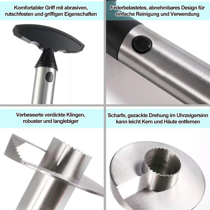 Efficient Pineapple Corer and Slicer