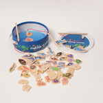 Wooden Magnetic Fishing Toy – 35 Colorful Fish