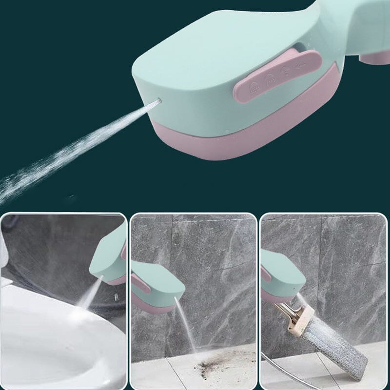 Vielseitiger Handheld Duschkopf mit 4 Funktionen und Stopp-Taste