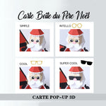 3D Pop-Up Karte - Santa Gag