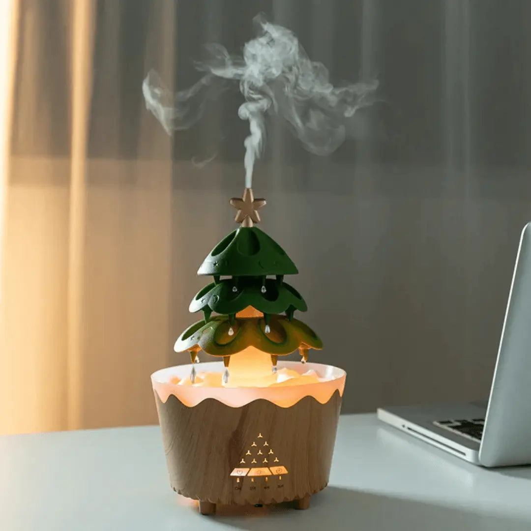 Weihnachts-Aromaspender – USB-Luftbefeuchter mit LED-Beleuchtung