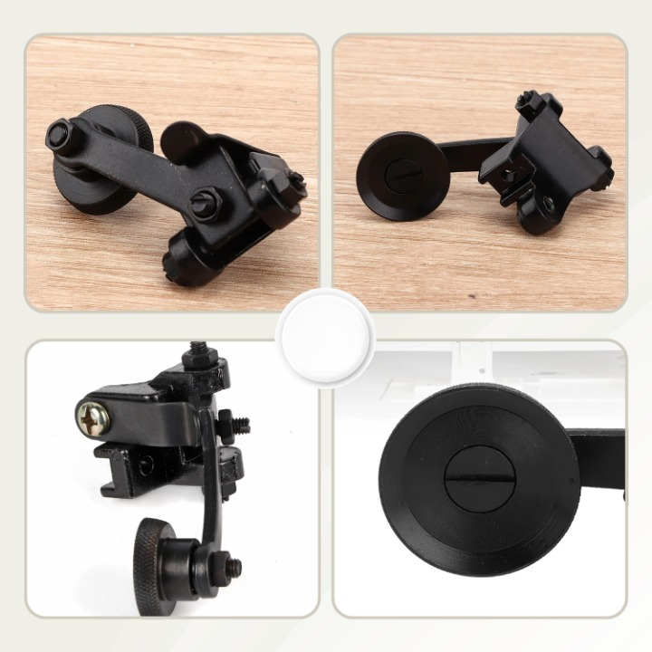 Swivel leather foot for sewing machine