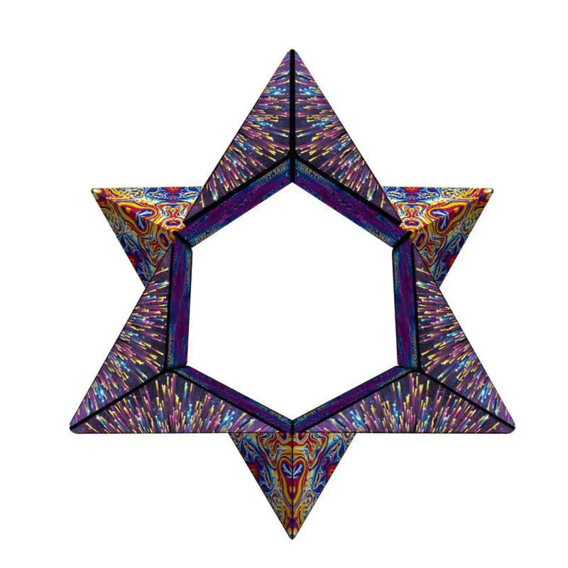 Creative magnetic building cube for versatile design possibilities