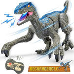 Remote Control Dinosaur Toy with Lights and Sounds