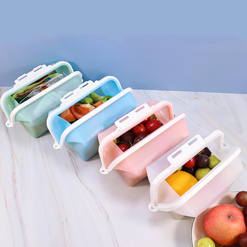 Collapsible Silicone Food Storage Container
