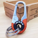 Creative stainless steel keyring
