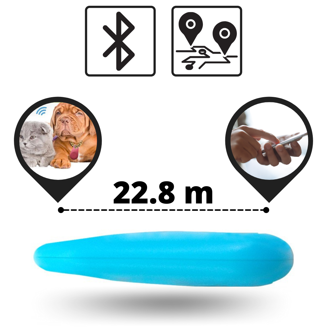 Smart Finder für Haustiere mit GPS und Alarmfunktion