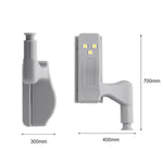 Bright LED Hinge Cabinet Light (10 pcs) | LuminaFix