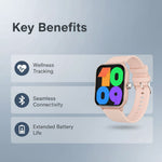 Smart Fitness Tracker - Health Monitoring - Bluetooth Connection