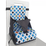 Portable High Chair for Babies - Travel Booster Seat with Harness and Bag