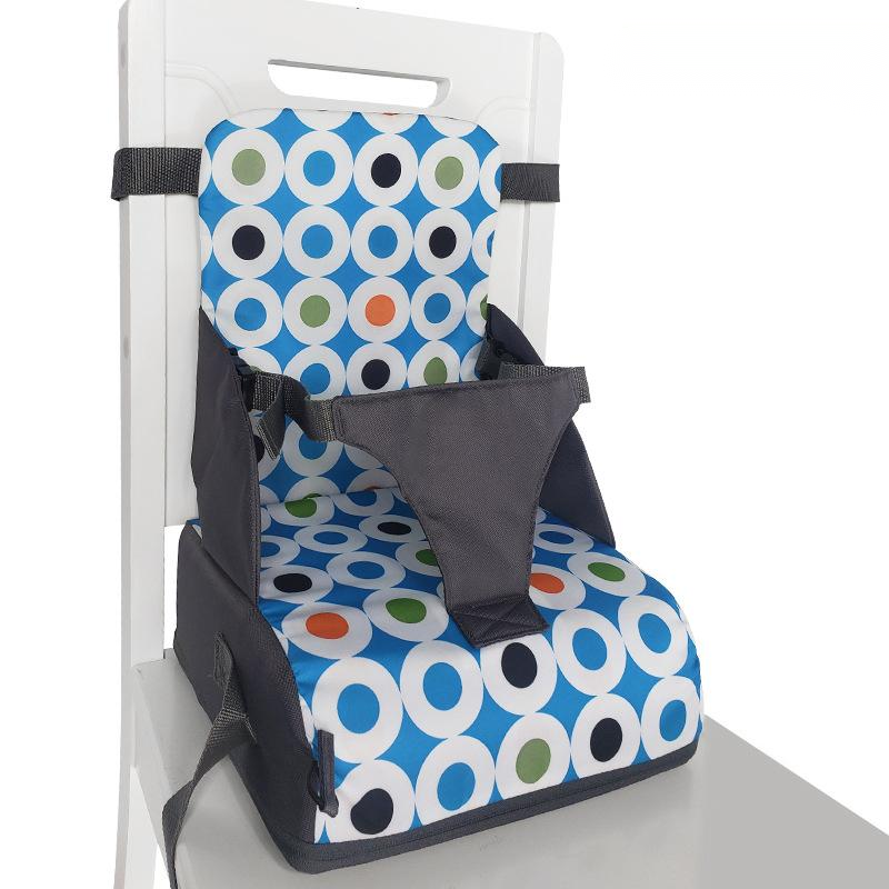 Portable High Chair for Babies - Travel Booster Seat with Harness and Bag