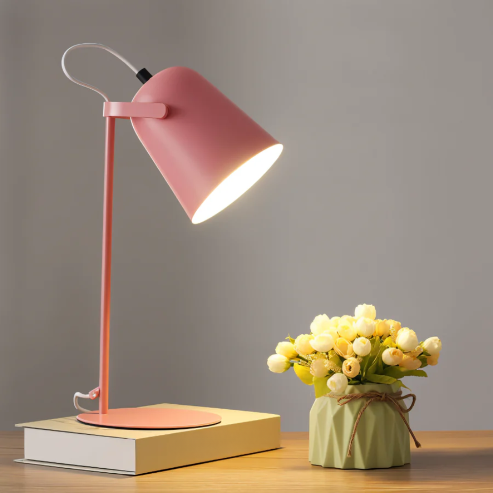 Flexible Tischlampe mit Drehbarem Schirm – Ideal für Lesen und Lernen