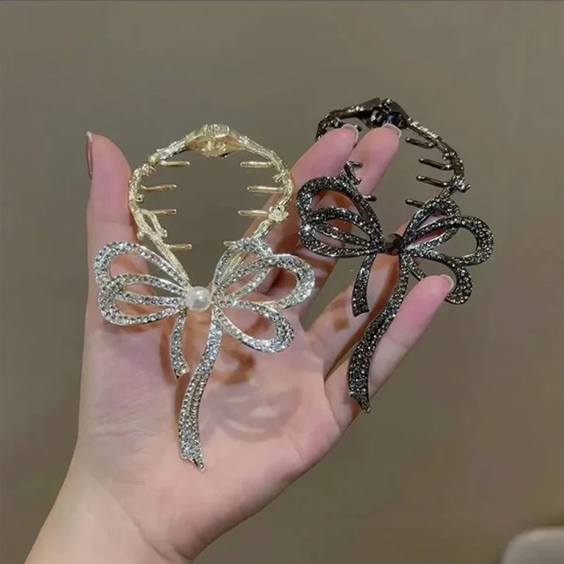 Luxury Feel Hair Clip - Bow Shape