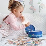 Wooden Magnetic Fishing Toy – 35 Colorful Fish