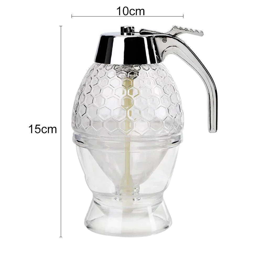 Acrylic funnel for jam, honey dispenser