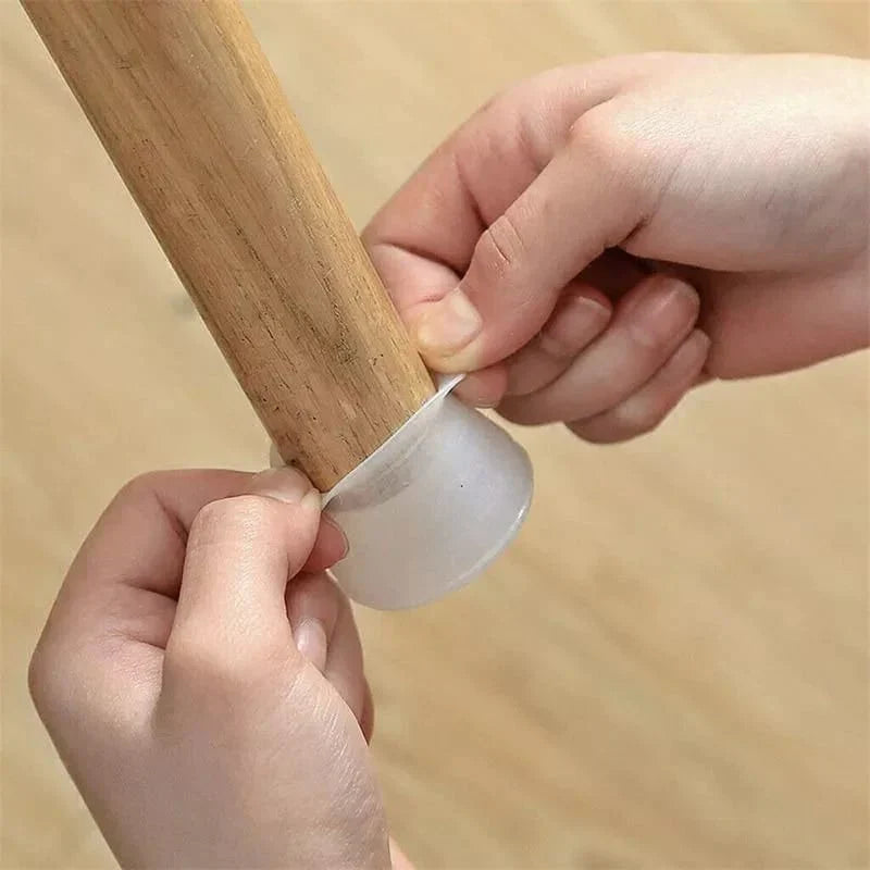 4 Pieces Silicone Chair Leg Floor Protectors