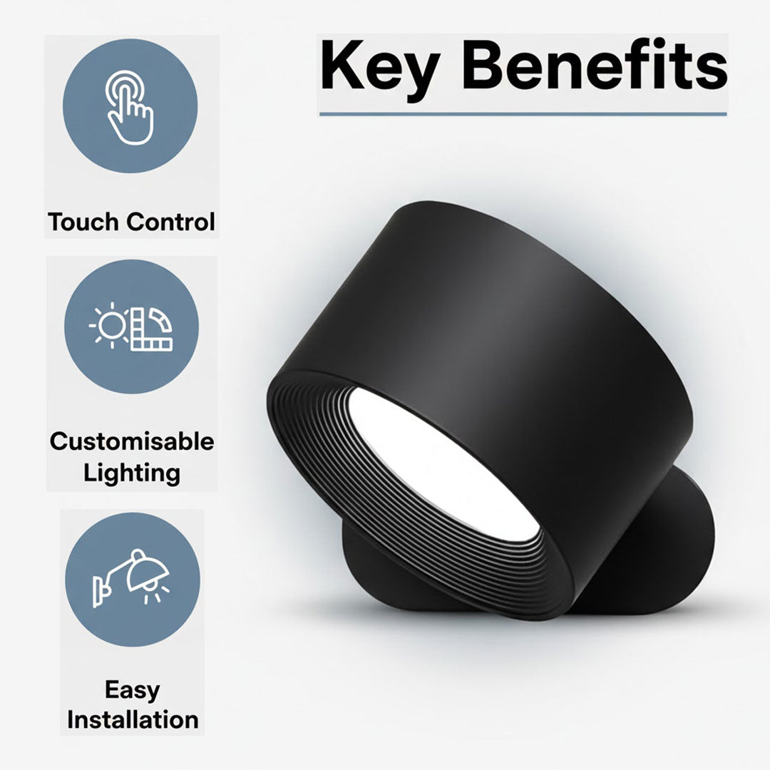 Smart Touch Lamp - Customizable Lighting Atmosphere