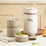Isolierte Edelstahl-Lunchbox für Unterwegs | MealGuard