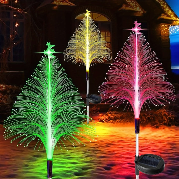 Lichtgarten Solar Set – 3 Solar-Powered LED Garden Lights with Colour Change